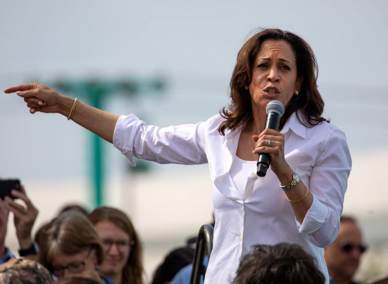 Harris pushes for more gun control, invokes white supremacy on anniversary of el paso mass shooting - photo licensed by shore news network.
