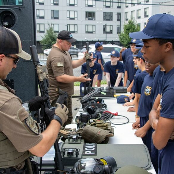 Linden police youth academy celebrates graduation - photo licensed by shore news network.