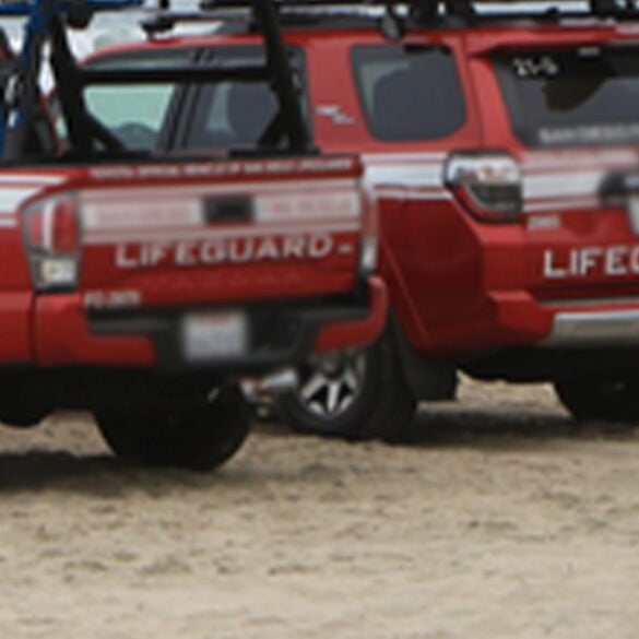 Man found dead on the beach at the jersey shore - photo licensed by shore news network.