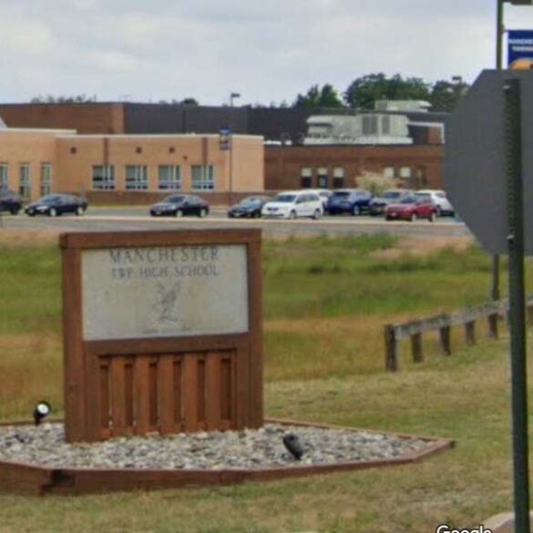 Large police presence at manchester township high school, here's why - photo licensed by shore news network.