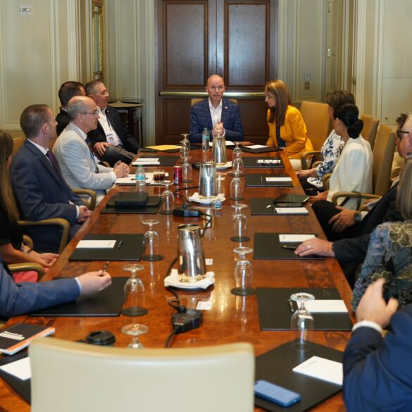 New jersey governor travels to utah to meet with ukraine president - photo licensed by shore news network.