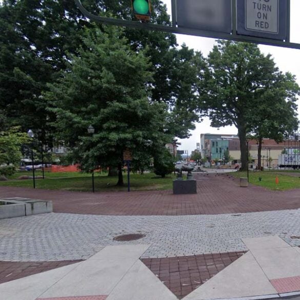 Public intoxication arrest made in wilkes-barre public square - photo licensed by shore news network.