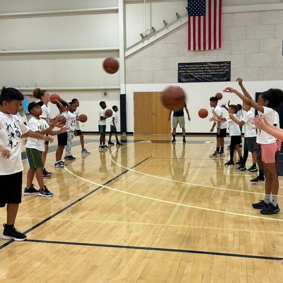 Anne arundel county police host youth basketball camp - photo licensed by shore news network.