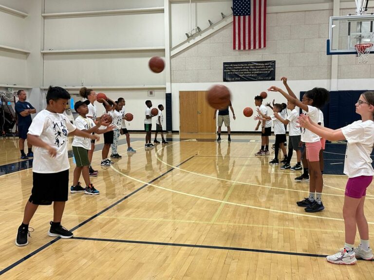 Anne arundel county police host youth basketball camp - photo licensed by shore news network.