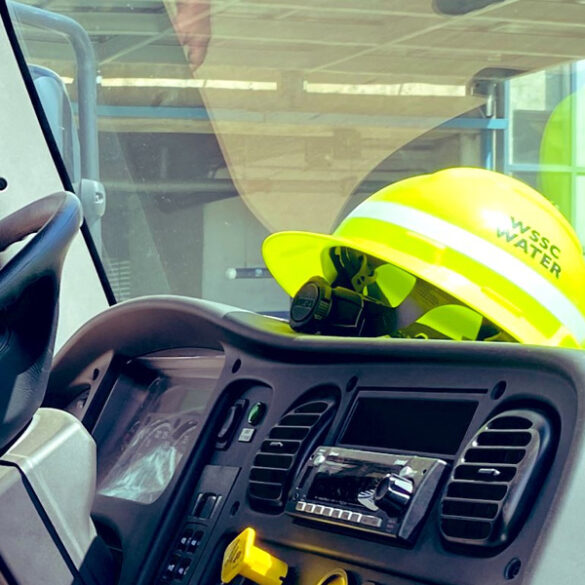 Baltimore police arrest suspect in stolen public works vehicle - photo licensed by shore news network.