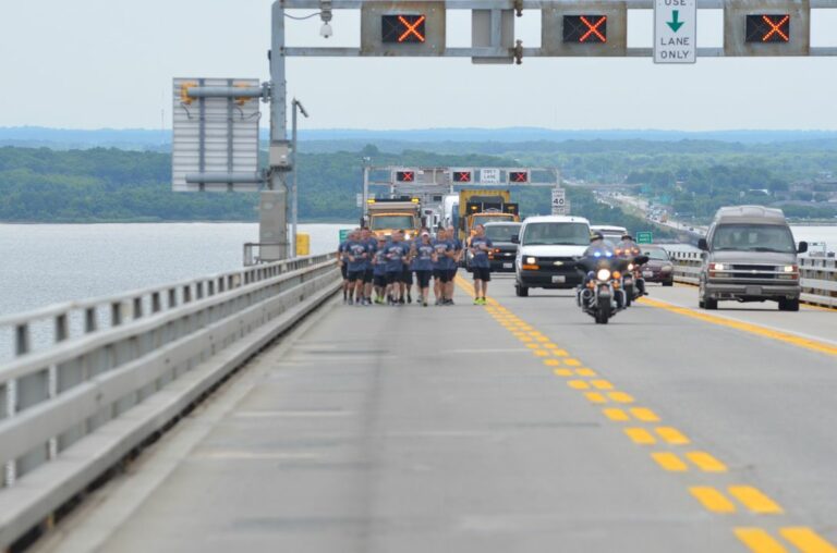 Bay bridge lane closures for special olympics torch run - photo licensed by shore news network.