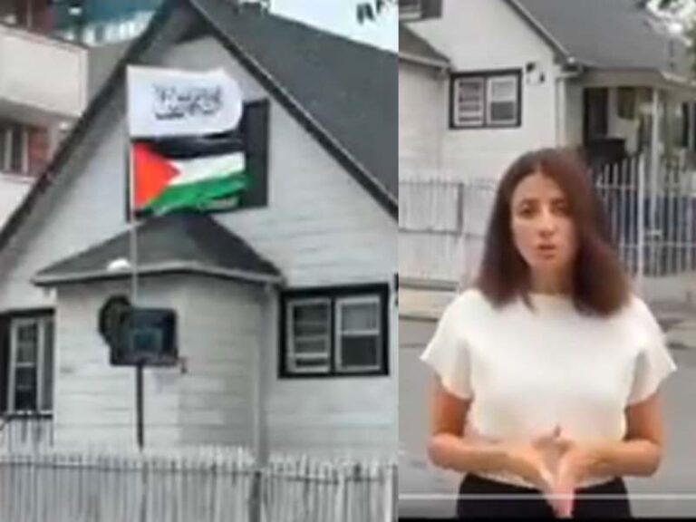 Brooklyn councilwoman criticizes local display of taliban flag - photo licensed by shore news network.