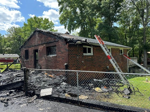 House Fire in Joppa Results in Hospitalization and Major Property Loss