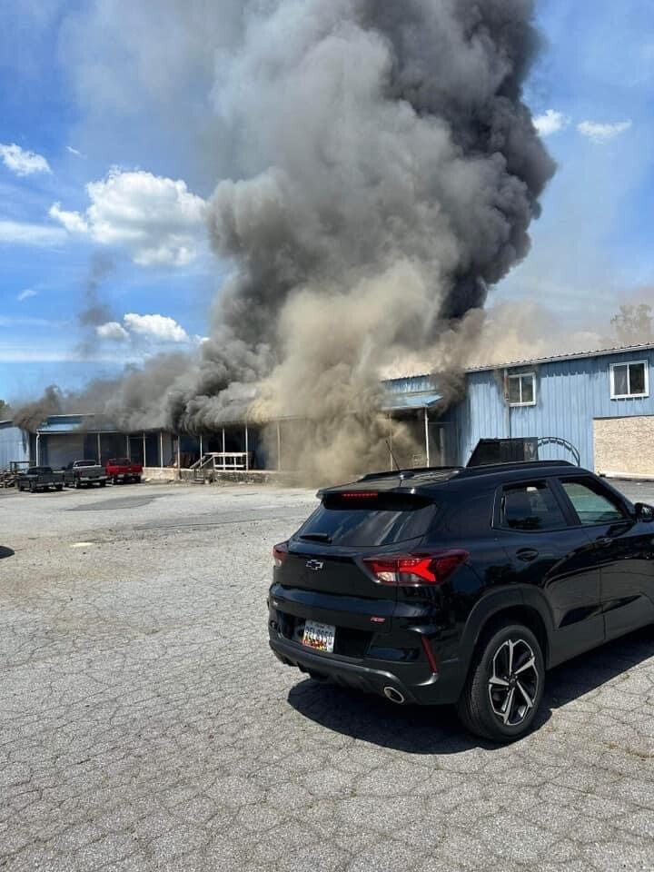 Major Fire Damages Commercial Building in Elkton
