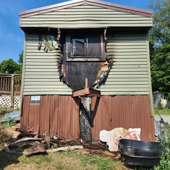 Frostburg home damaged in accidental fire - photo licensed by shore news network.