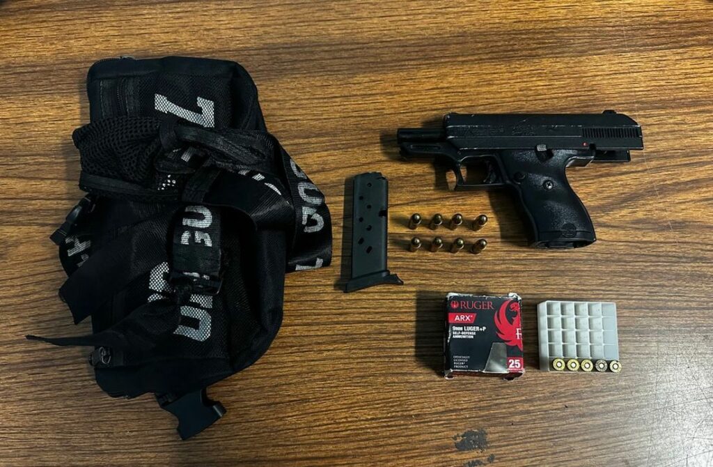 Baltimore Officers Seize Firearm and Illegal Fireworks During Traffic Stop