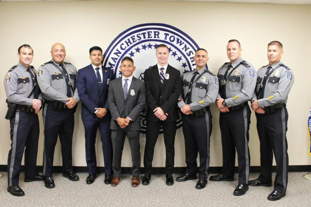 Manchester Township Police Department Welcomes New Patrolmen