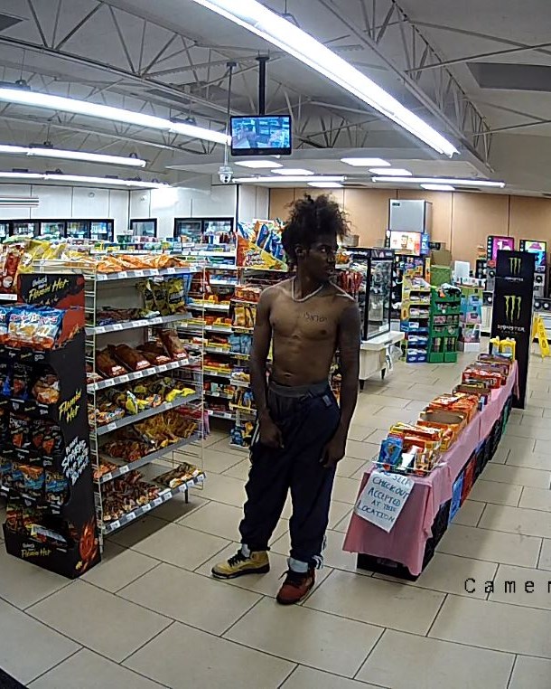 Shirtless Man Goes Bananas, Throws Fruit At Clerk Who Reminded No Shoes, No Shirt Policy