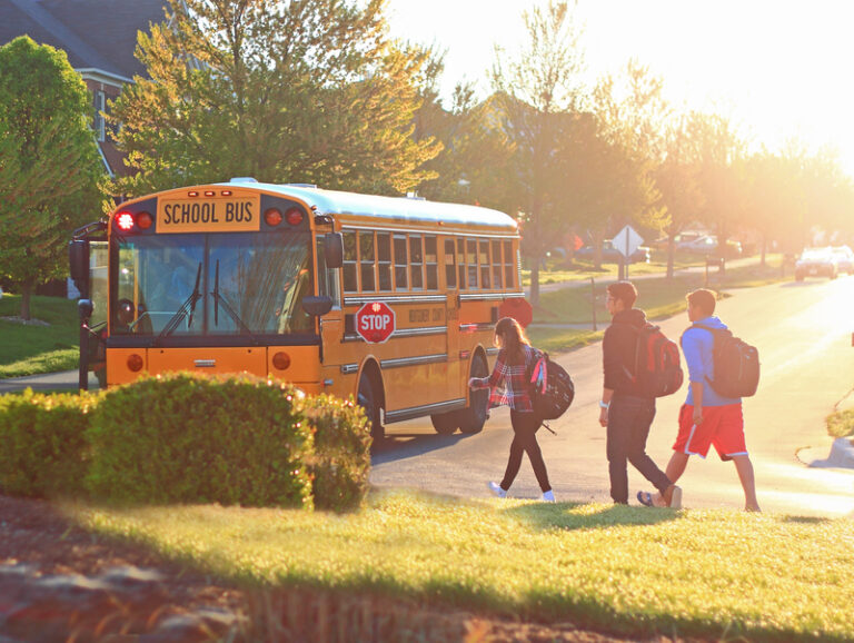 Prince william county reminds drivers to be cautious around school buses and crossing guards - photo licensed by shore news network.