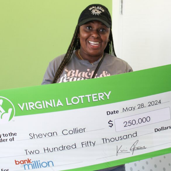 Stafford county woman wins $250,000 in virginia lottery - photo licensed by shore news network.