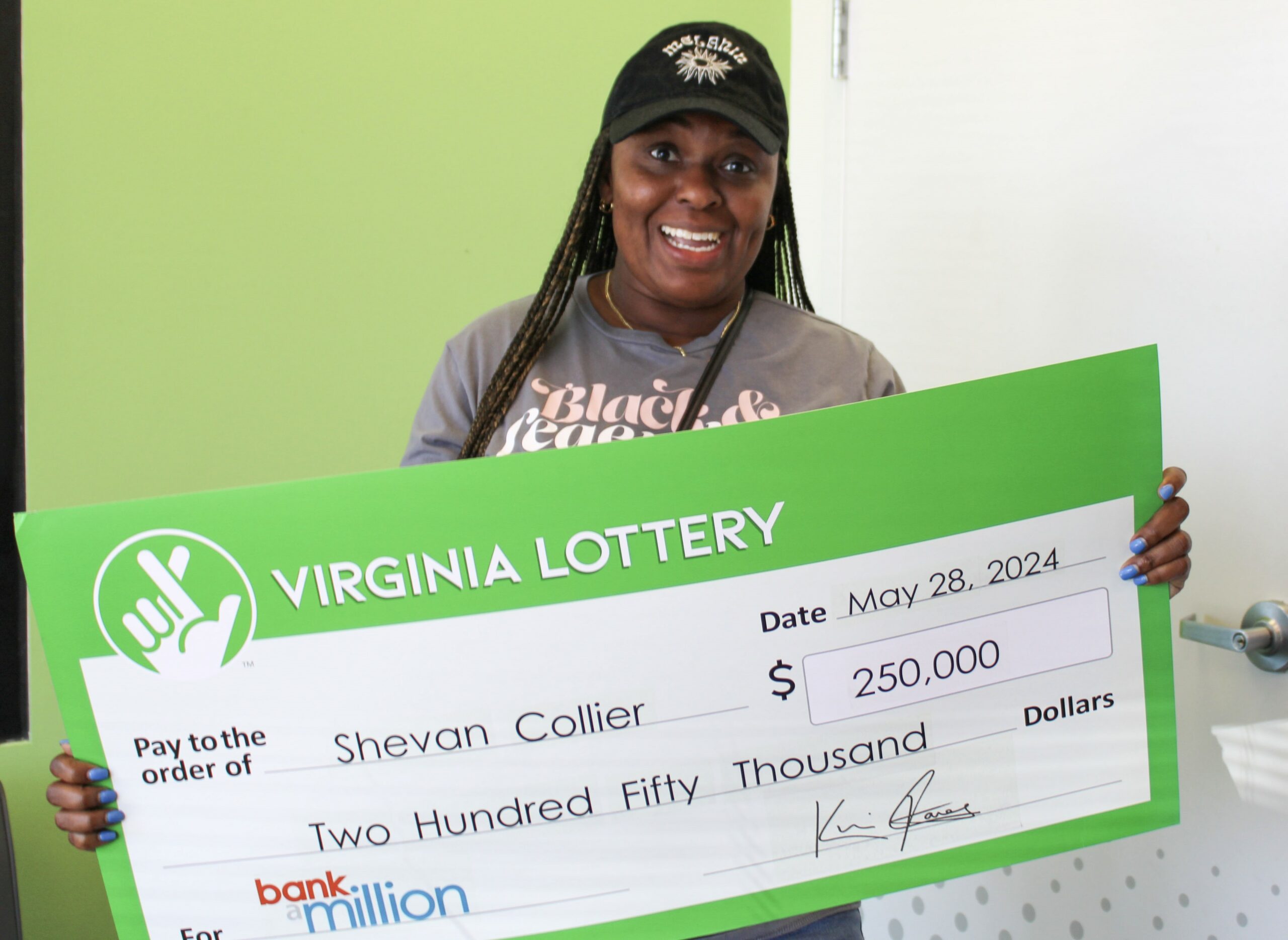 Stafford County Woman Wins $250,000 in Virginia Lottery