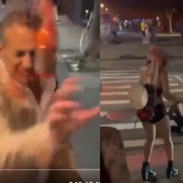 Video shows nyc banker attacked twice by lgbtq mob before retaliating - photo licensed by shore news network.