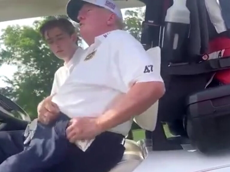 Trump calls biden an "old broken down pile of crap" and kamala "pathetic" in leaked video - photo licensed by shore news network.