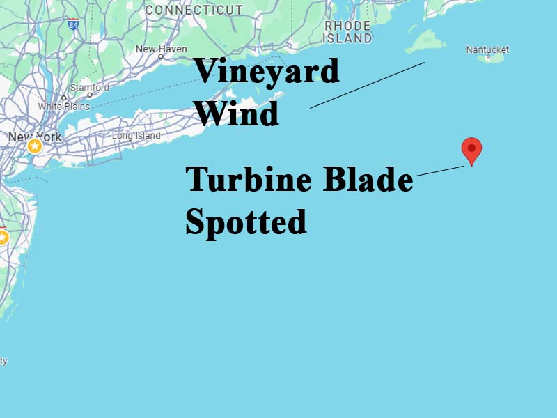 Massive Wind Turbine Blade Spotted Off Coast of Long Island, Coast Guard Massive Wind Turbine Blade Spotted Off Coast of Long Island, Coast Guard