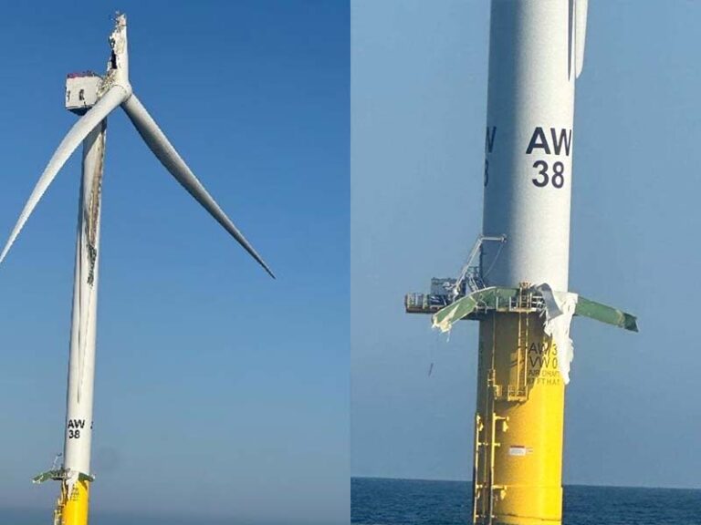 Massachusetts wind turbine danger not over after company issues new debris warning - photo licensed by shore news network.