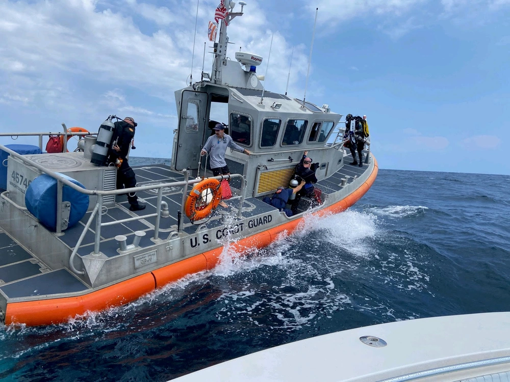 Coast Guard Rescues Missing Diver Off North Carolina Coast