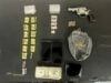 Handgun and drugs seized in baltimore district arrest