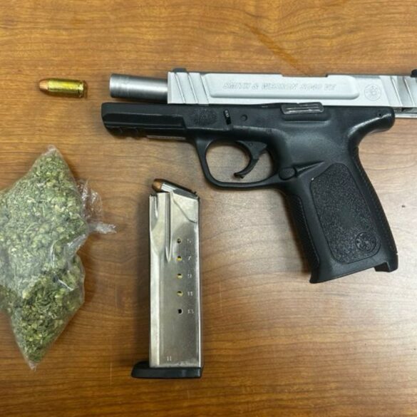 Baltimore police arrest suspect for handgun violation - photo licensed by shore news network.