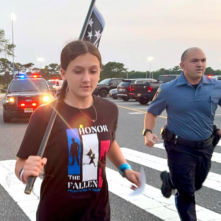 Brick Township Police Join Tribute Run for Fallen Fort Worth Sergeant
