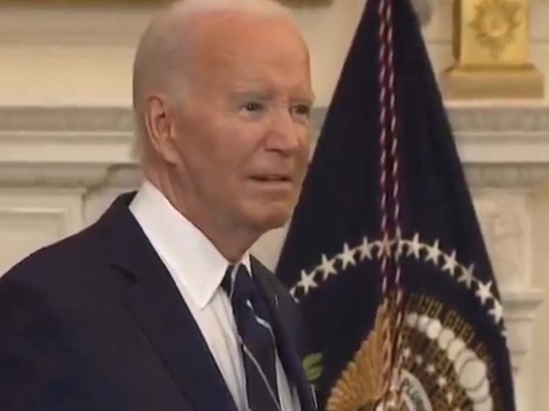 President Biden Fact Checks Kamala Harris False Claim About Ron DeSantis As Hurricane Takes Aim at Florida