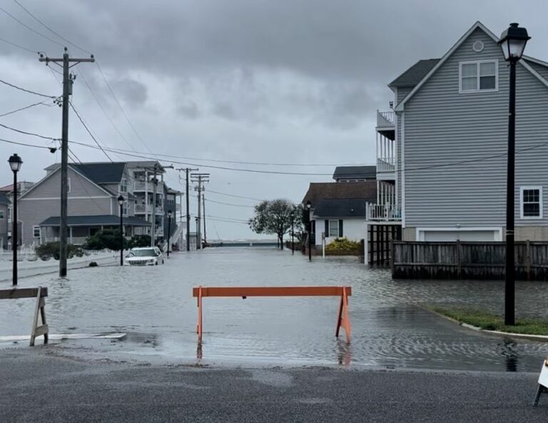 Hazardous weather leads to road closures in calvert county - photo licensed by shore news network.