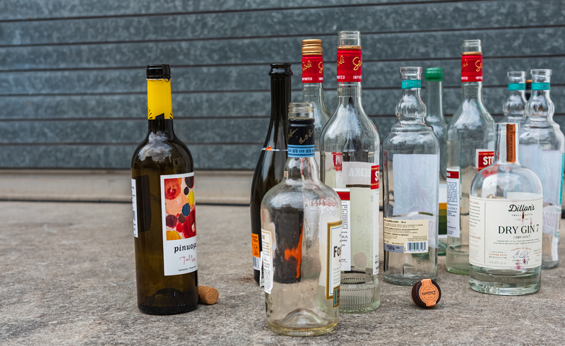 Drunk Driver Had Stash of Empty Liquor Bottles in Car