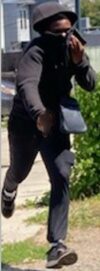 Armed robbery suspect captured on camera in d. C.