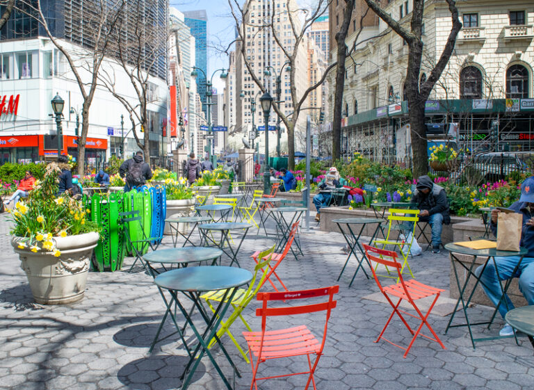 Nyc travel warning: pro-hamas protest at greeley square park - photo licensed by shore news network.