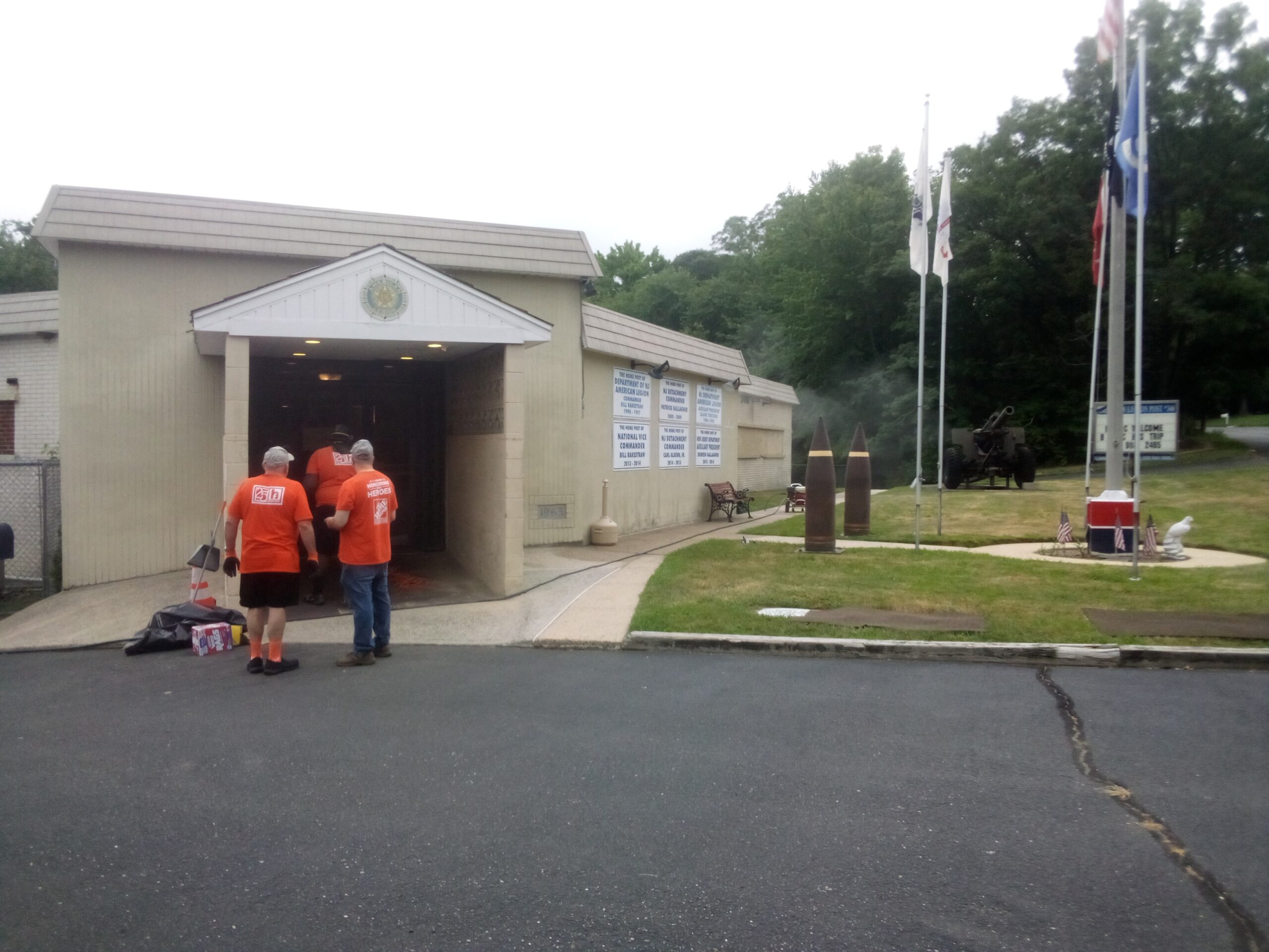 Neptune Home Depot Volunteers Help Revitalize Local American Legion Post