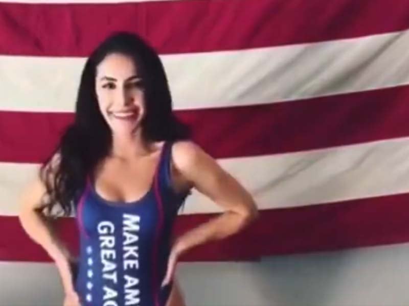 Dems Raging Over Florida Congresswoman's Make America Great Again Bikini Photo Dems Raging Over Florida Congresswoman's Make America Great Again Bikini Photo