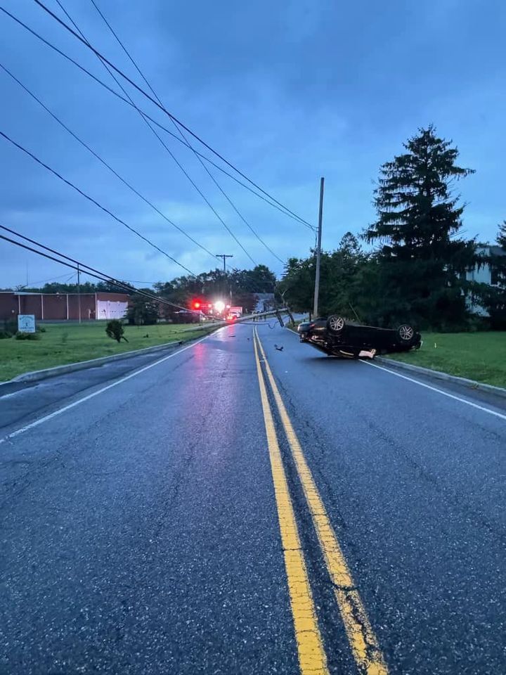 Serious Motor Vehicle Crash Closes Tennant Road in Marlboro Township