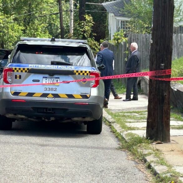 Pittsburgh police officer injured after being struck by fleeing burglar - photo licensed by shore news network.