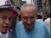 Chuck schumer called 'sc-mb-g' by dominicans at nyc dominican day parade