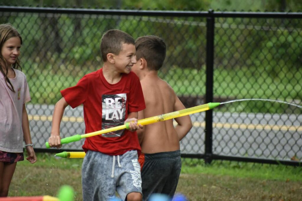 Water Gun Fight Between Police, Campers Ends with Multiple Smiles