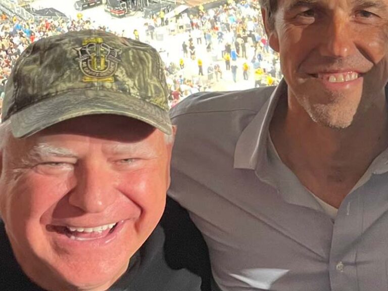 Tim walz special forces hat worn at new jersey springsteen concert is upsetting veterans - photo licensed by shore news network.