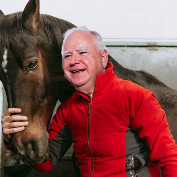 Did tim walz ever really drink horse semen? - photo licensed by shore news network.