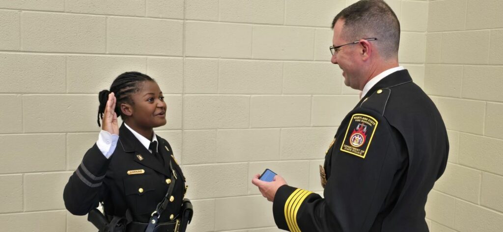 Maryland Welcomes Youngest Deputy State Fire Marshal After Academy Graduation