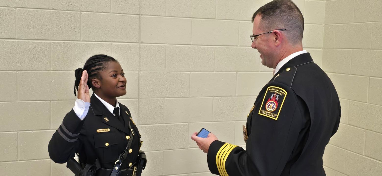 Maryland Welcomes Youngest Deputy State Fire Marshal After Academy Graduation