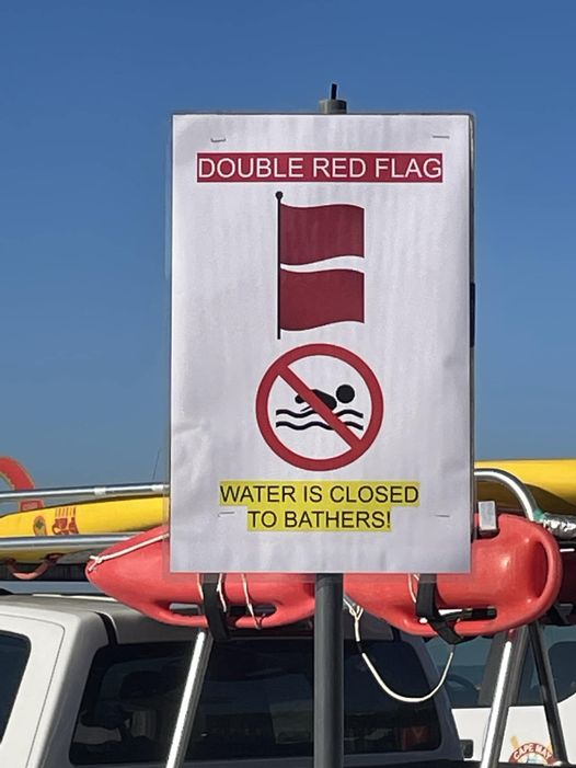 Double Red Flags Raised in Cape May as City Shuts Down Ocean Swimming Amid Debby Double Red Flags Raised in Cape May as City Shuts Down Ocean Swimming Amid Debby