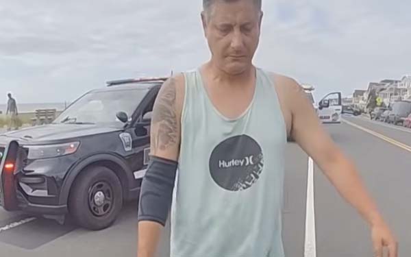 Police Body Cam of Drunk Driver Who Nearly Struck Multiple People in Belmar Released
