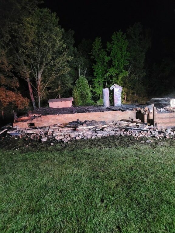Home Undergoing Renovations Burns to the Ground in La Plata