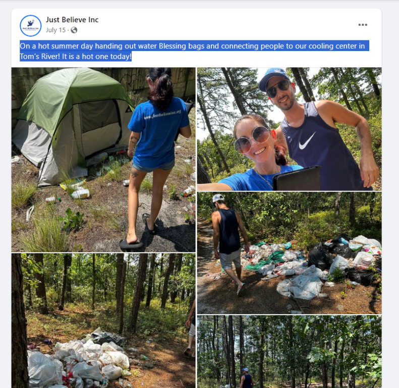 Toms River Puts Brakes on Illegal Homeless Shelter Operating Inside Public Park Toms River Puts Brakes on Illegal Homeless Shelter Operating Inside Public Park
