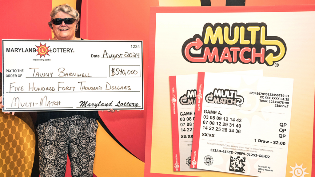 Frederick Woman Wins $540K Lottery Jackpot