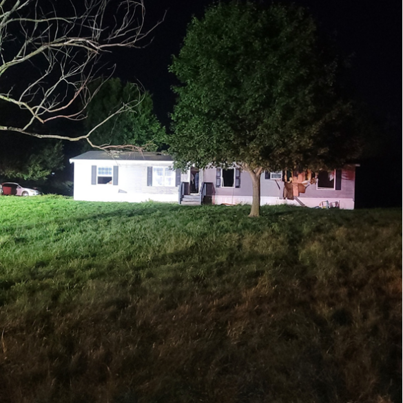 Fire destroys single-family home in queen anne's county - photo licensed by shore news network.