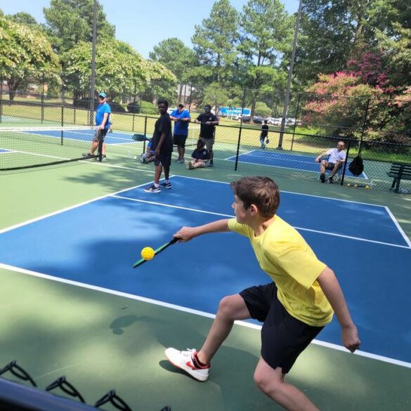 Newport news police department hosts first-ever pickleball camp for local youth - photo licensed by shore news network.